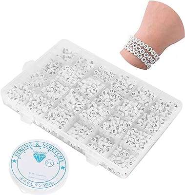 Perles de l'alphabet en acrylique fournitures pour la fabrication de bijoux 1850. Parcourez la boutique en ligne DIAYTAR COTE D'IVOIRE  et plongez dans un univers de bonnes affaires. Que vous ayez besoin de nouveaux appareils électroménagers, d'une garde-robe tendance ou des dernières nouveautés en matière de technologie, notre large gamme de produits discount vous offre la possibilité de faire des économies tout en vous faisant plaisir. Avec DIAYTAR COTE D'IVOIRE, profitez des meilleurs prix sans jamais compromettre la qualité.