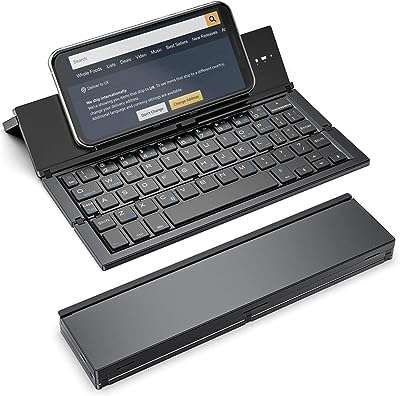 Clavier bluetooth pliable et portable étui en alliage d'aluminium pour ipad. DIAYTAR COTE D'IVOIRE  est votre destination en ligne pour des offres incroyables. Parcourez notre collection variée de produits discount, comprenant des articles pour la maison, l'électroménager, l'informatique, la mode et les gadgets, et découvrez des prix imbattables qui correspondent à toutes les bourses.