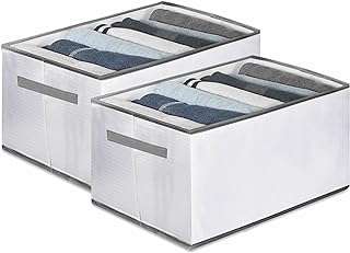 Organisateur de placard organisateur de vêtements pour pliés 7 séparateurs de grille tiroir. DIAYTAR COTE D'IVOIRE  vous ouvre les portes d'un univers de bonnes affaires. Découvrez notre large gamme de produits discount, allant des indispensables de la maison aux dernières tendances mode, en passant par les gadgets innovants. Profitez d'offres exceptionnelles et de prix imbattables pour des achats malins et éclairés.