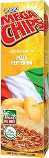 Chips mega potao au goût de pizza au pepperoni morceau de 100 g. Achat malin en ligne ? C'est chez DIAYTAR COTE D'IVOIRE  ! Parcourez notre boutique en ligne généraliste et trouvez tout ce dont vous avez besoin à des prix réduits. Que ce soit pour équiper votre maison, mettre à jour votre garde-robe ou obtenir les derniers gadgets, notre sélection discount saura vous satisfaire sans vous ruiner !