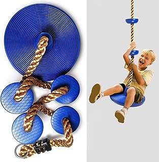 Balançoire d'arbre siège de balançoire à disque rouge et corde d'escalade arc en ciel pour enfants. Vous cherchez des produits discount de qualité ? Ne cherchez plus, DIAYTAR COTE D'IVOIRE  est là pour vous ! Parcourez notre boutique en ligne et découvrez une variété d'articles pour la maison, l'électroménager, la mode, l'informatique et les gadgets à des prix défiant toute concurrence. Ne manquez pas nos offres spéciales et économisez sur tous vos achats !
