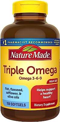 Nature made omega 3 6 9150 softgels complément alimentaire pour la santé cardiaque. Faites de bonnes affaires en matière d'électroménager sur DIAYTAR COTE D'IVOIRE  ! Notre boutique en ligne propose une large gamme d'appareils ménagers à des prix imbattables. Que ce soit pour une machine à laver, un réfrigérateur ou un aspirateur, vous trouverez tout ce dont vous avez besoin chez nous.