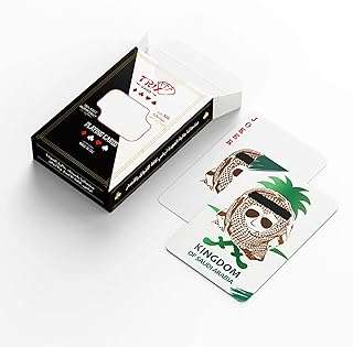 Cartes à jouer nouveau design de l'arabie saoudite (marron) fabriqué aux émirats. Ne dépensez pas plus que nécessaire - choisissez DIAYTAR COTE D'IVOIRE  pour vos achats en ligne. Parcourez notre vaste sélection d'articles discount, allant des produits pour la maison à l'électroménager, en passant par l'informatique, la mode et les gadgets, et profitez de remises exceptionnelles. Avec des prix aussi attractifs, vous pourrez économiser tout en vous offrant des produits de qualité.