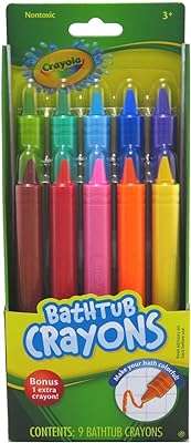 Crayoles de baignoire crayola 9 couleurs assorties aa. DIAYTAR COTE D'IVOIRE  - votre solution tout-en-un pour des achats discount en ligne ! Découvrez notre gamme finale de produits, allant des indispensables de la maison aux dernières tendances de la mode et de la technologie. Obtenez les meilleurs prix sur une sélection variée d'articles, vous permettant de réaliser d'énormes économies tout en profitant de produits de qualité. Avec des options de livraison flexibles et une satisfaction garantie, nous faisons de votre expérience d'achat un jeu d'enfant !