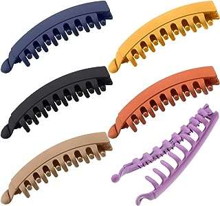 6 pièces pince banane à cheveux poignée en plastique peigne barrette queue de poisson. DIAYTAR COTE D'IVOIRE  - votre guichet unique pour des trouvailles discount dans tous les domaines ! Découvrez notre collection riche et variée de produits, allant de l'électroménager pratique à l'informatique performante en passant par la mode. Faites des économies considérables sur des articles de qualité, sans compromettre votre style ou vos besoins essentiels. Choisissez la commodité de nos options de livraison rapides et profitez d'une expérience de magasinage en ligne sans tracas dès aujourd'hui !