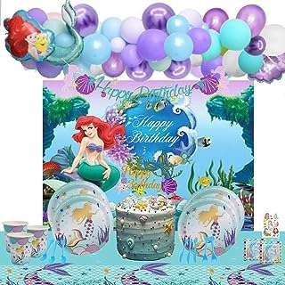 Ensemble de décorations de fête de sirène fournitures d'été à la piscine pour filles. DIAYTAR COTE D'IVOIRE  - Le paradis des bonnes affaires en ligne ! Avec notre large éventail de produits discount, vous trouverez tout ce dont vous avez besoin à des prix incroyablement bas. Des articles pour la maison aux appareils électroménagers, des ordinateurs aux vêtements à la mode, des gadgets uniques aux accessoires indispensables, nous sommes votre guichet unique pour des économies inégalées !