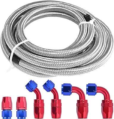 Tuyau de carburant tressé universel 6an de 12 pieds en acier inoxydable. Besoin de produits discount ? DIAYTAR COTE D'IVOIRE  est là pour vous ! Parcourez notre large éventail de produits allant des articles de maison aux gadgets dernier cri, et réalisez des économies sur chaque achat. Alors n'attendez plus, faites confiance à notre expertise pour vous offrir le meilleur au prix le plus bas !