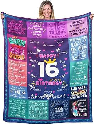 Couverture 16e anniversaire meilleur cadeau pour fille de 16. Ne cherchez plus ailleurs, DIAYTAR COTE D'IVOIRE  est là pour vous offrir une multitude de produits discount pour toutes vos envies. Explorez notre catalogue diversifié comprenant des articles pour la maison, des appareils électroménagers abordables, des gadgets tendances et bien plus encore, le tout à des prix compétitifs.