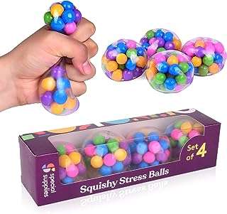 Fournitures spéciales balle à presser adn (4 pièces) jouet sensoriel coloré soulage le stress. DIAYTAR COTE D'IVOIRE  - votre adresse en ligne pour des achats malins. Profitez de nos prix réduits sur une large gamme de produits, d'une sélection d'articles pour la maison aux dernières tendances de la mode, en passant par les équipements électroniques et les accessoires informatiques. Sans compromis sur la qualité, nous rendons le shopping abordable pour tous.