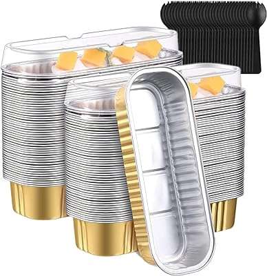 Lot de 50 moules jetables en aluminium avec couvercles et spatules. DIAYTAR COTE D'IVOIRE, votre destination en ligne pour des produits discount de première qualité. Découvrez notre sélection variée et abordable, allant de la maison à l'électroménager, de l'informatique à la mode et aux gadgets, et réalisez des économies substantielles. Peu importe vos besoins, nous avons tout ce qu'il vous faut à des prix compétitifs. Ne manquez pas nos offres spéciales et profitez d'un shopping en ligne facile et économique.
