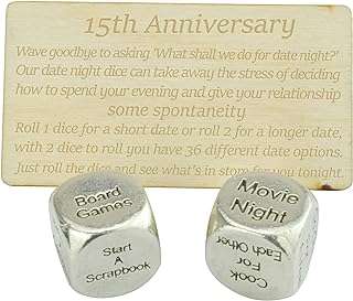 Dés de soirée en métal pour le 15e anniversaire création. Envie de faire des économies sans sacrifier la qualité ? Rendez-vous sur DIAYTAR COTE D'IVOIRE ! Notre boutique en ligne généraliste vous offre un large choix de produits discount, allant des articles ménagers aux équipements électroniques, en passant par la mode et les gadgets. Faites votre shopping en toute confiance, en bénéficiant de nos prix compétitifs et de notre livraison rapide.