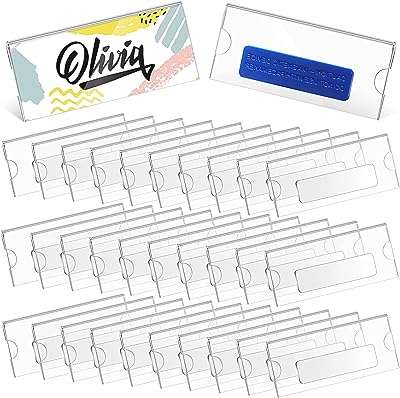 30 pièces porte badge magnétique ensemble de cartes nominatives avec 3 aimants en néodyme. Faites de bonnes affaires en ligne avec DIAYTAR COTE D'IVOIRE, votre destination ultime pour des produits discount de qualité. Découvrez notre catalogue diversifié comprenant des articles pour la maison, l'électroménager, l'informatique, la mode et les gadgets. Optez pour des prix réduits sans compromettre sur la qualité grâce à DIAYTAR COTE D'IVOIRE .
