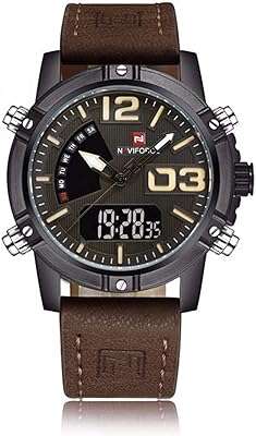 Montre décontractée pour homme analogique numérique en cuir nf9095. Vous cherchez des offres discount sur une large gamme de produits ? DIAYTAR COTE D'IVOIRE  est la réponse à vos besoins. Parcourez notre boutique en ligne et découvrez des articles de qualité à des prix défiant toute concurrence, que ce soit pour équiper votre maison, vous plonger dans l'univers de la mode ou trouver des gadgets tendance. Faites confiance à DIAYTAR COTE D'IVOIRE  pour des achats malins et économiques.