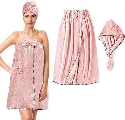 Serviette enveloppante pour cheveux pour femme serviettes super absorbantes réglables en microfibre douce de qualité. Faites des économies sans compromettre la qualité grâce à DIAYTAR COTE D'IVOIRE . Notre large éventail de produits discount, allant des articles de maison à l'électroménager, de l'informatique à la mode, et même aux gadgets dernier cri, saura vous satisfaire, tout en vous offrant le meilleur rapport qualité-prix.