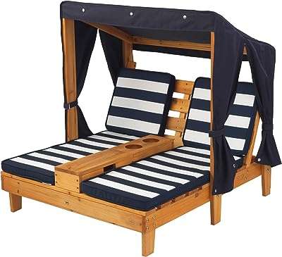 Kidkraft chaise longue d'extérieur double en bois avec porte gobelets meubles de patio pour enfants. DIAYTAR COTE D'IVOIRE, votre référence en ligne pour tous vos besoins en produits discount. Parcourez notre catalogue diversifié comprenant des articles pour la maison, l'électroménager, l'informatique, la mode et les gadgets, afin de dénicher les meilleures affaires du moment. Optez pour des économies substantielles sans compromettre la qualité et bénéficiez d'une expérience de shopping en ligne des plus avantageuses.