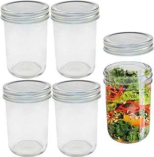 Bocaux mason en verre à ouverture régulière de 8 oz avec couvercles. Parfaitement adapté aux chasseurs de bonnes affaires, DIAYTAR COTE D'IVOIRE  vous offre une expérience de shopping en ligne unique. Notre sélection abondante de produits discount, incluant des articles essentiels pour la maison, l'électroménager, l'informatique, la mode et les gadgets, garantit que vous trouverez ce que vous cherchez sans vous ruiner.