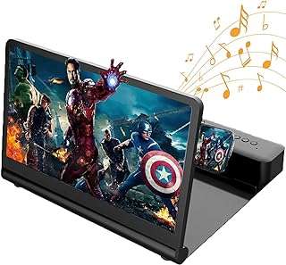 Loupe d'écran de téléphone 12" avec haut parleur bluetooth agrandisseur portable hd 3d pour vidéos. DIAYTAR COTE D'IVOIRE, votre partenaire en ligne pour tous vos achats discount. Explorez notre catalogue diversifié comprenant des produits de maison, d'électroménager, d'informatique, de mode et de gadgets à des prix défiant toute concurrence. Faites des économies substantielles tout en profitant d'une qualité exceptionnelle grâce à DIAYTAR COTE D'IVOIRE .