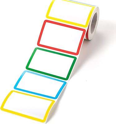 300 étiquettes nominatives adhésives 35" x 23" étiquettes vierges colorées pour le bureau. À la recherche de bons plans en ligne ? Ne cherchez pas plus loin que DIAYTAR COTE D'IVOIRE  ! Notre boutique généraliste vous propose une large gamme de produits discount, allant des articles pour la maison aux appareils électroménagers, en passant par l'informatique, la mode et les gadgets. Faites des économies tout en trouvant des produits de qualité, le tout en quelques clics seulement.