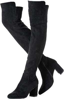 Bottes longues d'hiver pour femmes bottes à la mode talons hauts daim de qualité. DIAYTAR COTE D'IVOIRE  - Votre destination en ligne pour des achats malins. Explorez notre catalogue diversifié de produits discount, des indispensables du quotidien aux dernières tendances. Faites des économies tout en vous garantissant la satisfaction grâce à nos offres attractives et notre engagement envers un rapport qualité-prix exceptionnel.