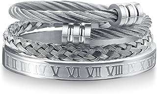 3 pièces bracelets en acier inoxydable pour hommes bracelet romain. Trouver des articles discount en ligne n'a jamais été aussi simple avec DIAYTAR COTE D'IVOIRE . Parcourez notre boutique en ligne pour découvrir une sélection variée de produits, des indispensables de la maison aux gadgets innovants. Avec des prix compétitifs et des réductions attractives, vous pouvez acheter en toute confiance chez nous.