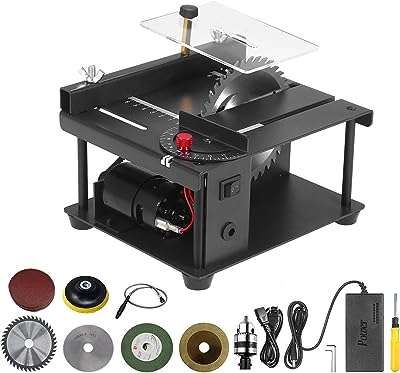 Mini scie à table multifonctionnelle ekam mini électrique de bureau avec lame et meule. Visitez DIAYTAR COTE D'IVOIRE  et profitez de notre sélection exceptionnelle de produits discount. Que vous recherchiez des articles pour la maison, de l'électroménager, de l'informatique ou de la mode, notre boutique en ligne vous offre des produits de qualité à prix réduit, sans compromis sur la satisfaction du client.