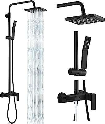 Ensemble de système de douche exposé noir mat 8 pièces à effet. Envie de faire des économies sans sacrifier la qualité ? Rendez-vous sur DIAYTAR COTE D'IVOIRE  ! Notre boutique en ligne généraliste vous offre un large choix de produits discount, allant des articles ménagers aux équipements électroniques, en passant par la mode et les gadgets. Faites votre shopping en toute confiance, en bénéficiant de nos prix compétitifs et de notre livraison rapide.