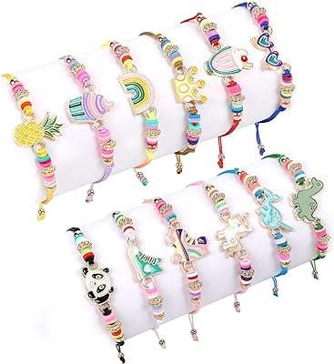 Bracelets bébé pour filles 12 pièces bracelets d'amitié licorne mignon bracelet. DIAYTAR COTE D'IVOIRE, la boutique en ligne qui rend l'achat de produits discount facile et abordable. Parcourez notre collection variée allant de la maison à l'électroménager, en passant par l'informatique, la mode et les gadgets, et trouvez tout ce dont vous avez besoin à des prix défiant toute concurrence !