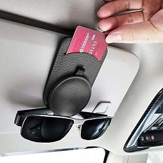 Support de lunettes de soleil pour pare soleil de voiture clip universel en cuir avec étiquette. Découvrez DIAYTAR COTE D'IVOIRE, votre destination en ligne pour des produits discount de qualité supérieure. Achetez des articles de maison, des appareils électroménagers, des équipements informatiques, des vêtements tendance et des gadgets innovants, le tout à des prix abordables qui ne vous feront pas perdre le sommeil.