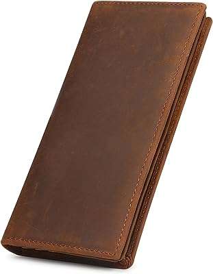 Portefeuille long en cuir véritable pour hommes pour cartes de crédit et chéquier. DIAYTAR COTE D'IVOIRE  : la solution idéale pour des achats malins en ligne. Profitez de notre large gamme de produits discount, allant des appareils électroménagers essentiels aux dernières tendances de la mode, en passant par les accessoires informatiques indispensables, et économisez tout en vous faisant plaisir.