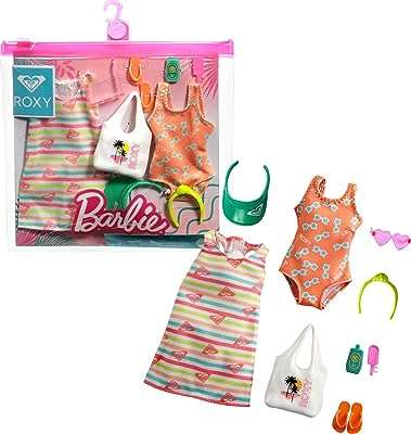 Ensemble de vêtements de poupée roxy fashion : robe rayée maillot de bain et 7. En quête de produits discount de qualité ? DIAYTAR COTE D'IVOIRE  est là pour vous satisfaire ! Explorez notre boutique en ligne et découvrez notre vaste gamme de produits pour la maison, l'électroménager, l'informatique et la mode. Obtenez des articles de dernière tendance à des prix incroyables et faites des économies substantielles.