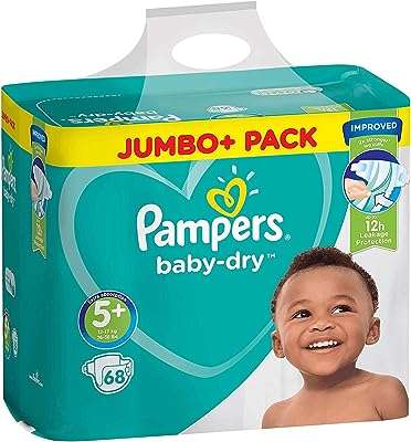 Couches pampers baby dry taille 5 + avec canaux absorbants 68 unités. Découvrez DIAYTAR COTE D'IVOIRE, votre partenaire en ligne pour des achats malins et économiques. Parcourez notre sélection discount de produits pour la maison, l'électroménager, l'informatique, la mode et les gadgets et trouvez les meilleures offres du marché. Profitez de la qualité à prix réduit dès aujourd'hui, grâce à notre boutique en ligne pratique et facile à utiliser.