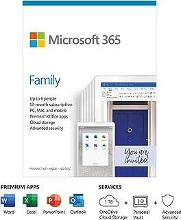 Famille microsoft 365 | applications office jusqu'à 6 utilisateurs abonnement d'un. Découvrez DIAYTAR COTE D'IVOIRE, votre boutique en ligne discount préférée pour des achats malins. Trouvez tout ce dont vous avez besoin, de la maison à l'électroménager, de l'informatique à la mode, et profitez de prix imbattables sur notre gamme de produits variée et de qualité.