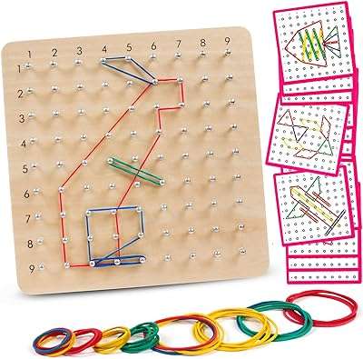 Jouet géoboard en bois montessori pour enfants jouets mathématiques graphiques éducatifs jeu de société. DIAYTAR COTE D'IVOIRE, votre solution discount en ligne pour une large gamme de produits. Trouvez tout ce dont vous avez besoin, de la maison à l'électroménager, de l'informatique à la mode et aux gadgets, à des prix imbattables. Naviguez, achetez et économisez avec notre boutique en ligne conviviale et bénéficiez d'une livraison rapide et fiable.