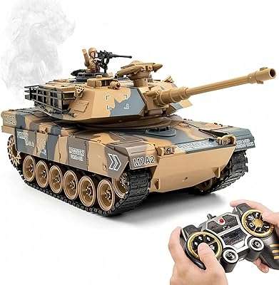 1 18 réservoir télécommandé adultes 2.4g char de combat avec tourelle rotative contrôleur de fumée et vibrations. DIAYTAR COTE D'IVOIRE, la boutique en ligne qui rend l'achat de produits discount facile et abordable. Parcourez notre collection variée allant de la maison à l'électroménager, en passant par l'informatique, la mode et les gadgets, et trouvez tout ce dont vous avez besoin à des prix défiant toute concurrence !