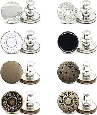 Épingles à boutons pour jeans 8 jeux d'épingles instantanées sans couture et outil. Visitez DIAYTAR COTE D'IVOIRE  et profitez de notre sélection exceptionnelle de produits discount. Que vous recherchiez des articles pour la maison, de l'électroménager, de l'informatique ou de la mode, notre boutique en ligne vous offre des produits de qualité à prix réduit, sans compromis sur la satisfaction du client.