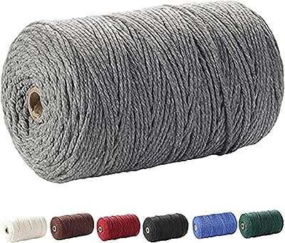 Cordon en macramé cordon en coton macramé 3 mm x 220 mètres. Faites des économies avec DIAYTAR COTE D'IVOIRE, la boutique en ligne qui propose des produits discount pour tous. Que vous cherchiez des équipements pour la maison, des appareils électroménagers, des gadgets ou des vêtements tendance, nous avons tout ce dont vous avez besoin à des prix incroyables.