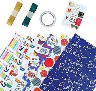 Papier d'emballage cadeau d'anniversaire pour enfants kit anniversaire baby shower mariage remise de diplôme. DIAYTAR COTE D'IVOIRE, la boutique en ligne polyvalente qui répond à tous vos besoins d'articles ménagers à bas prix. Des ustensiles de cuisine pratiques aux produits d'entretien essentiels, nous avons tout ce dont vous avez besoin pour faciliter votre quotidien sans dépenser une fortune. Ne manquez pas nos bonnes affaires !