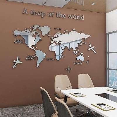 Stickers muraux 3d en acrylique carte du monde pour décoration de bureau. Faites des économies sans sacrifier la qualité avec DIAYTAR COTE D'IVOIRE . Notre boutique en ligne propose une immense variété de produits discount, allant des appareils électroménagers aux vêtements tendance et aux gadgets les plus populaires. Trouvez tout ce dont vous avez besoin à des prix incroyables !