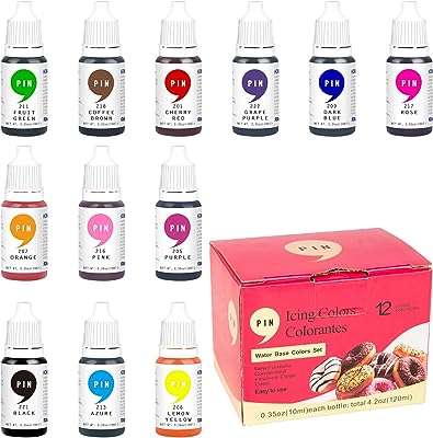 Ensemble de colorants alimentaires 12 couleurs de gâteau fondant arc en ciel pour la cuisson. DIAYTAR COTE D'IVOIRE  : la boutique en ligne incontournable pour des achats discount dans tous les domaines. Parcourez notre sélection variée allant des produits pour la maison à la technologie dernier cri en passant par la mode tendance. Obtenez des produits de qualité à des prix compétitifs, tout en profitant d'une expérience de shopping en ligne optimale avec DIAYTAR COTE D'IVOIRE  !