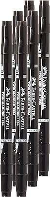 Faber castell 252951 12 marqueurs permanents double face boîte de 12 noir. DIAYTAR COTE D'IVOIRE  - votre destination en ligne pour des achats discount sans compromis sur la qualité. Parcourez notre assortiment diversifié de produits, allant des équipements informatiques conviviaux aux articles de mode tendance en passant par les indispensables de la maison, et faites des économies sur tous vos besoins.