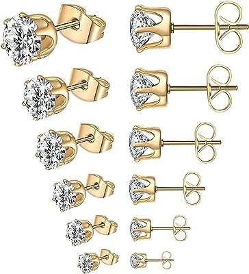 Ensemble de boucles d'oreilles à tige pour femmes et filles 6. Faites des économies intelligentes avec DIAYTAR COTE D'IVOIRE  - la boutique en ligne qui réunit tous vos besoins essentiels à des prix imbattables. Explorez notre vaste gamme de produits de la maison, de l'électroménager à l'informatique en passant par la mode et les gadgets, et découvrez comment prendre soin de votre budget sans faire de compromis sur la qualité.