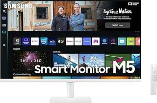 Téléviseur intelligent plat blanc samsung m5 fhd 32" avec télécommande et barre de son. DIAYTAR COTE D'IVOIRE  est votre complice pour des achats malins. Explorez notre boutique en ligne et dénichez des affaires incroyables sur une gamme variée de produits, allant de l'informatique à la maison en passant par la mode. Optez pour des produits de qualité à prix discount, sans compromis.