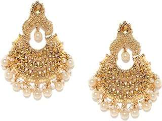 Boucles d'oreilles pendantes plaquées or 22 carats antiques zavery pearls pour femmes. DIAYTAR COTE D'IVOIRE  est votre destination en ligne pour trouver une vaste sélection de produits à prix réduits. Que vous recherchiez des articles pour la maison, des appareils électroménagers de qualité, du matériel informatique ou même des accessoires de mode tendance, vous êtes sûr de trouver les meilleures affaires chez nous !
