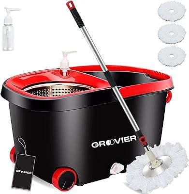Ensemble de vadrouille pivotante et panier grover [conception améliorée 2024] avec 3 têtes en microfibre. À la recherche de bonnes affaires ? Ne cherchez plus ! DIAYTAR COTE D'IVOIRE  est là pour vous. Avec une gamme complète de produits discount, allant de la maison à l'électroménager, de l'informatique à la mode et aux gadgets tendance, vous trouverez sûrement ce que vous cherchez tout en réalisant des économies substantielles.