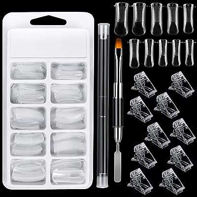 Ensemble de faux ongles polygel quick set 100 pièces moules transparents pour ongles. DIAYTAR COTE D'IVOIRE, votre destination shopping en ligne inégalée. Avec une variété étendue de produits discount pour la maison, l'électroménager, l'informatique, la mode et les gadgets, vous pouvez vous attendre à des offres exceptionnelles et à des économies considérables, tout en bénéficiant d'une expérience de shopping pratique et personnalisée.