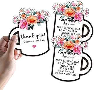 Cartes d'instructions d'entretien des tasses instructions gobelets insert tasses pour petites. À la recherche de produits discount de qualité ? Ne cherchez plus ! DIAYTAR COTE D'IVOIRE  vous propose une sélection variée d'articles pour la maison, l'électroménager, l'informatique et la mode à des prix imbattables. N'hésitez plus et faites des économies en optant pour nos offres attractives !