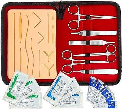 Kit de suture complet pour étudiants et cabinets de chirurgie avec coussinet en silicone. DIAYTAR COTE D'IVOIRE, la référence en ligne pour des produits discount qui ne déçoivent pas. Parcourez notre vaste assortiment d'articles pour la maison, l'électroménager, l'informatique, la mode et les gadgets à des prix abordables. Trouvez tout ce dont vous avez besoin et économisez sans sacrifier la qualité grâce à notre boutique en ligne conviviale et sécurisée.