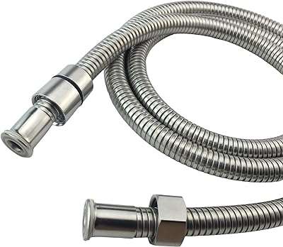 Tuyau de douche de rechange universel anti torsion en acier inoxydable de 2 mètres (79") avec œillets. Faites des économies sans sacrifier la qualité avec DIAYTAR COTE D'IVOIRE . Notre boutique en ligne propose une immense variété de produits discount, allant des appareils électroménagers aux vêtements tendance et aux gadgets les plus populaires. Trouvez tout ce dont vous avez besoin à des prix incroyables !