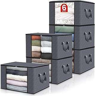 Lot de 6 grands sacs de rangement précieux bacs pour vêtements pliables. Découvrez DIAYTAR COTE D'IVOIRE, votre partenaire pour des économies maximales ! Parcourez notre large assortiment d'articles discount, allant des accessoires de maison à l'électroménager dernier cri, en passant par l'informatique, la mode tendance et les gadgets ludiques.