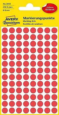 Étiquettes autocollantes à points rondes avery 32 301 rouge (diamètre 8 mm 70 par feuille. DIAYTAR COTE D'IVOIRE, votre source incontournable de produits discount à portée de clic. Parcourez notre collection complète de produits abordables pour équiper votre maison, améliorer votre électroménager, fournir votre informatique, compléter votre garde-robe et découvrir les derniers gadgets. Optez pour une expérience de shopping en ligne pratique et économique avec DIAYTAR COTE D'IVOIRE .